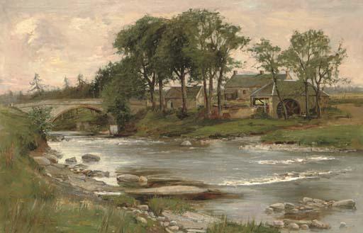 William Bradley Lamond, R.B.A. - The Mill Wheel