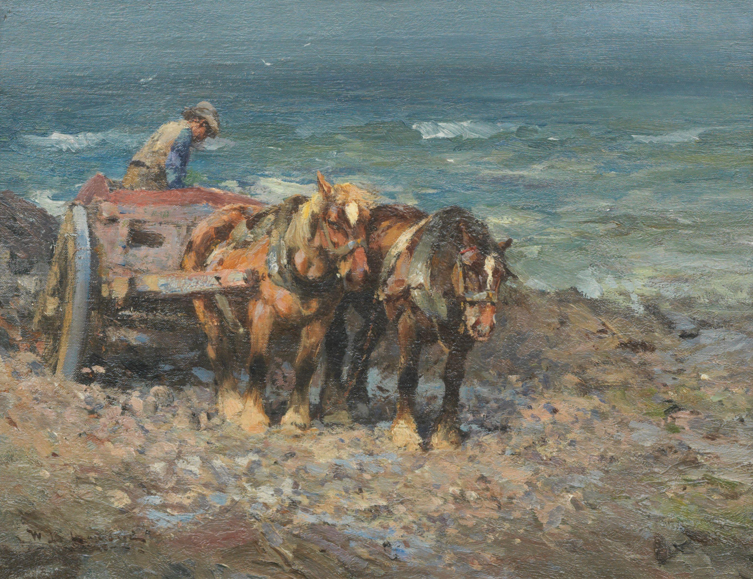 William Bradley Lamond RBA - Gathering wrack