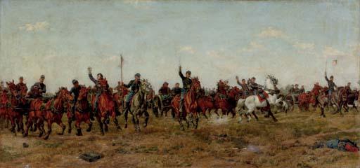 William Brooke Thomas Trego - Cavalry Charge of the Union Army