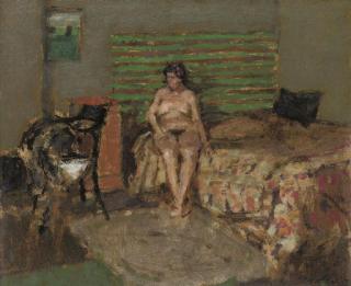 William Brooker, R.A. - Seated nude