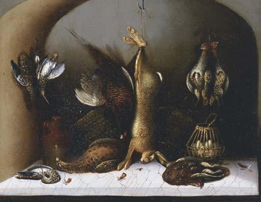 William Buelow Gould - Still Life With Dead Game And Rabbit