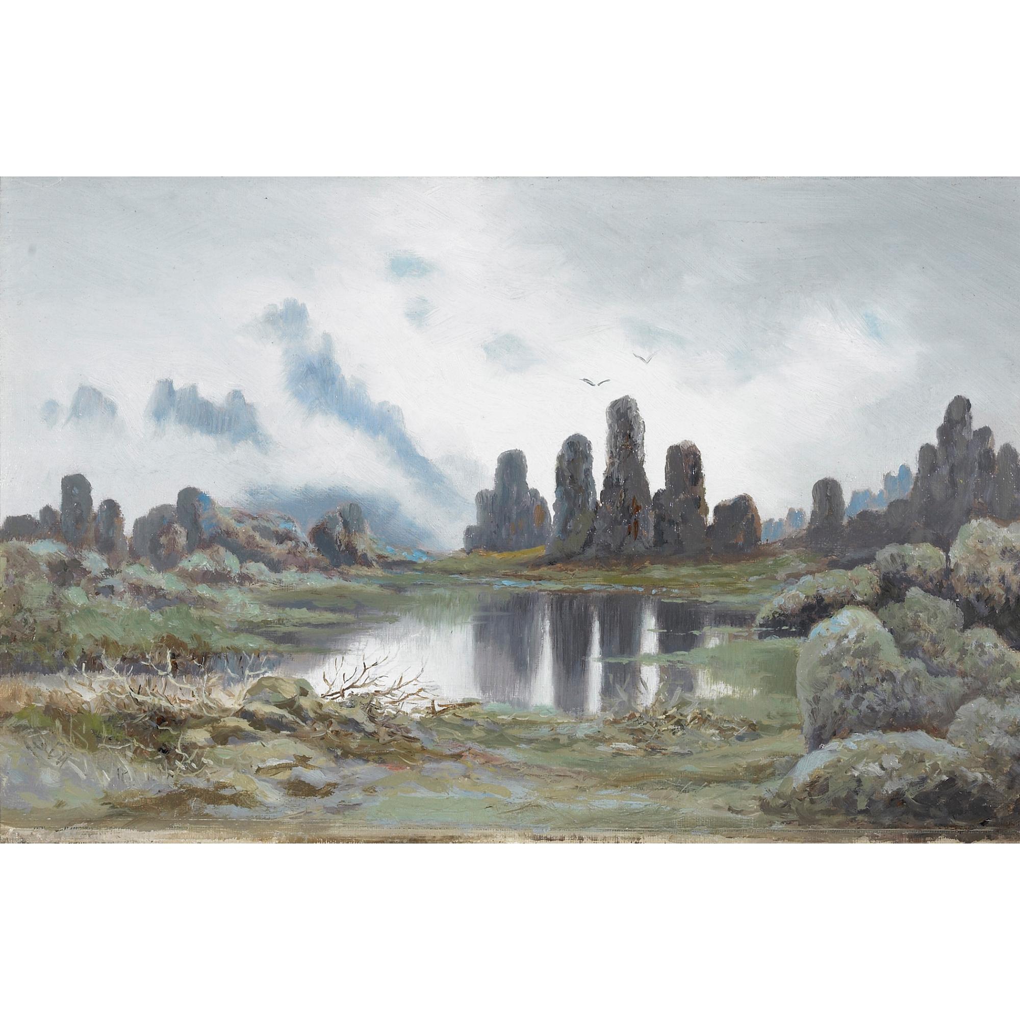 William C. Piguenit - Australian Mountain Landscape