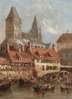 William Callcott Knell - St. Omer, Strasbourg
