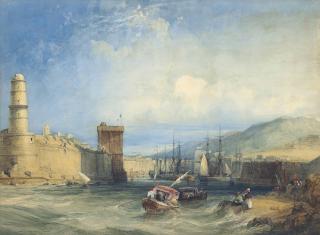 William Callow, R.W.S. - Entrance To The Port Of Marseilles, France