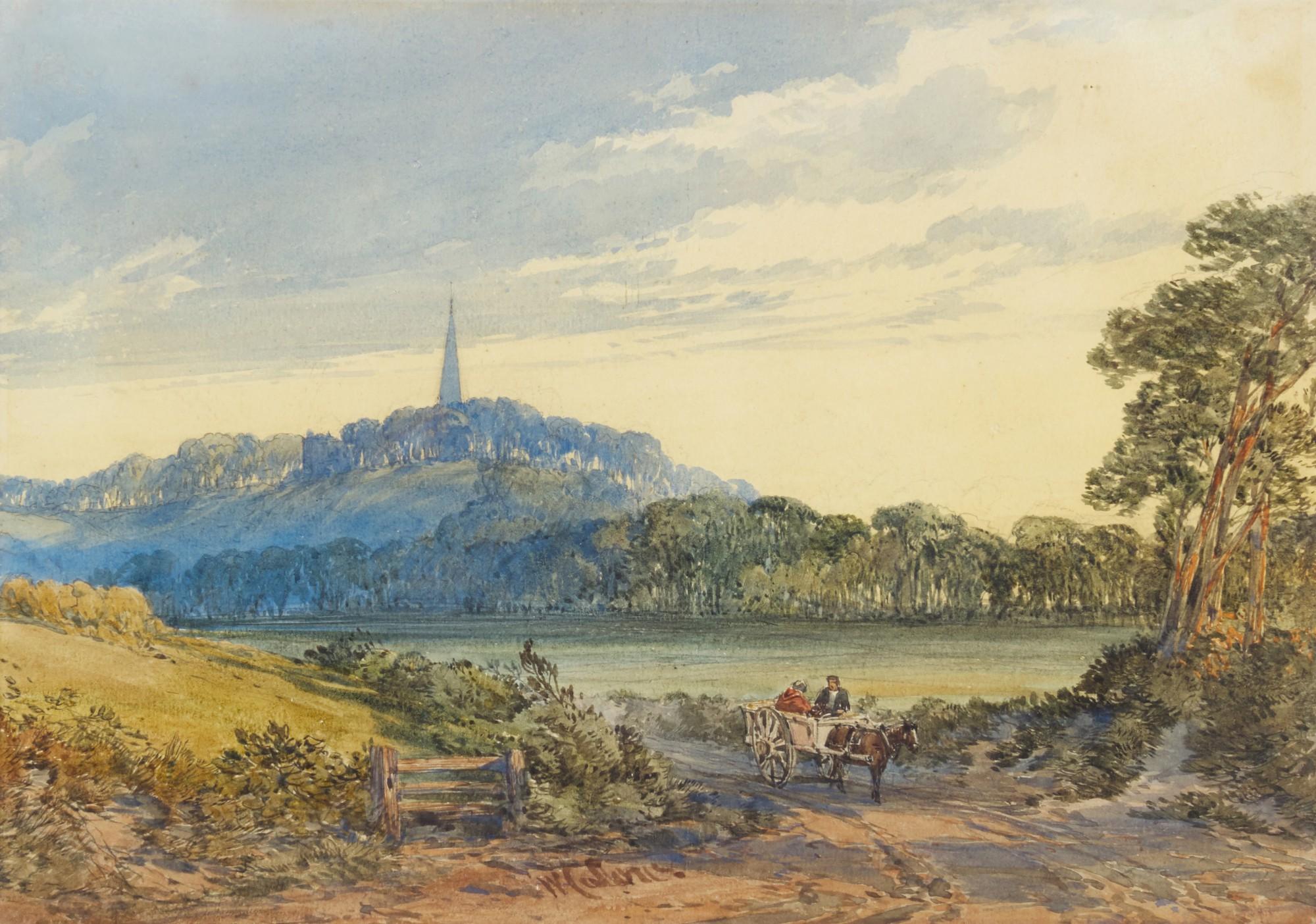 William Callow, R.W.S. - Harrow on the Hill