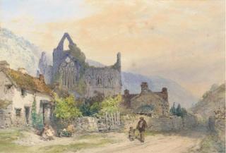 William Callow, R.W.S. - Tintern From The Village