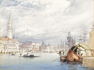 William Callow, R.W.S. - Venice From The Dogana