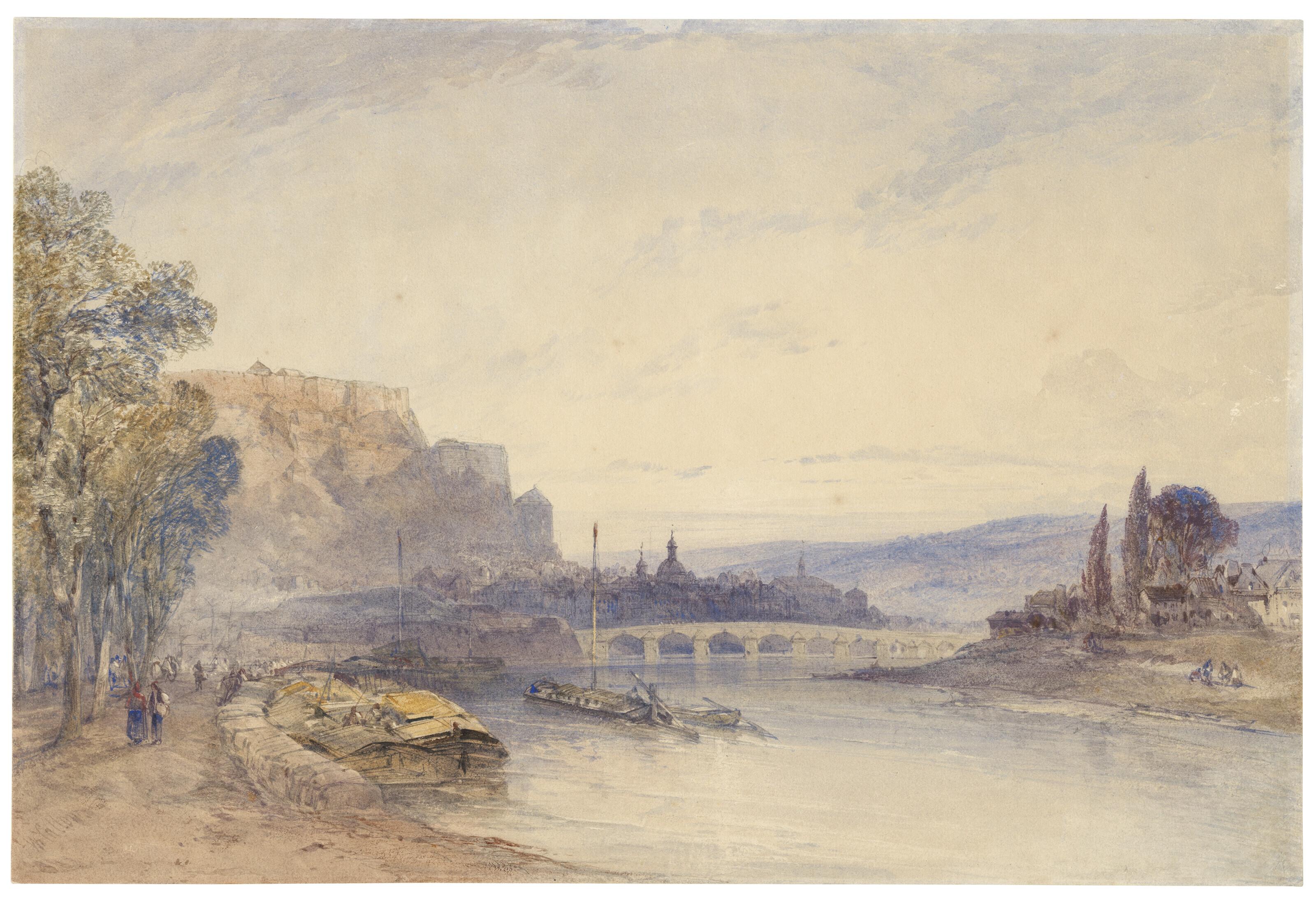 William Callow, R.W.S. - View of Namur, Belgium