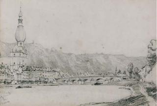 William Callow, R.W.S. - View of The Meuse At Dinant