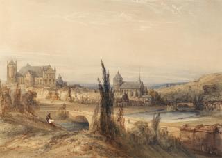 William Callow, RWS - The Town Of Poitiers, France