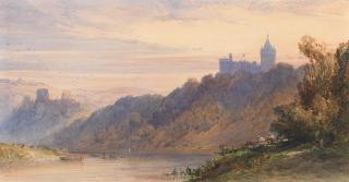 William Callow, RWS - View of Goodrich Castle on the Wye