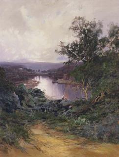 William Charles Piguenit - Lane Cove From \'Italia\' Hunters Hill, New South Wales