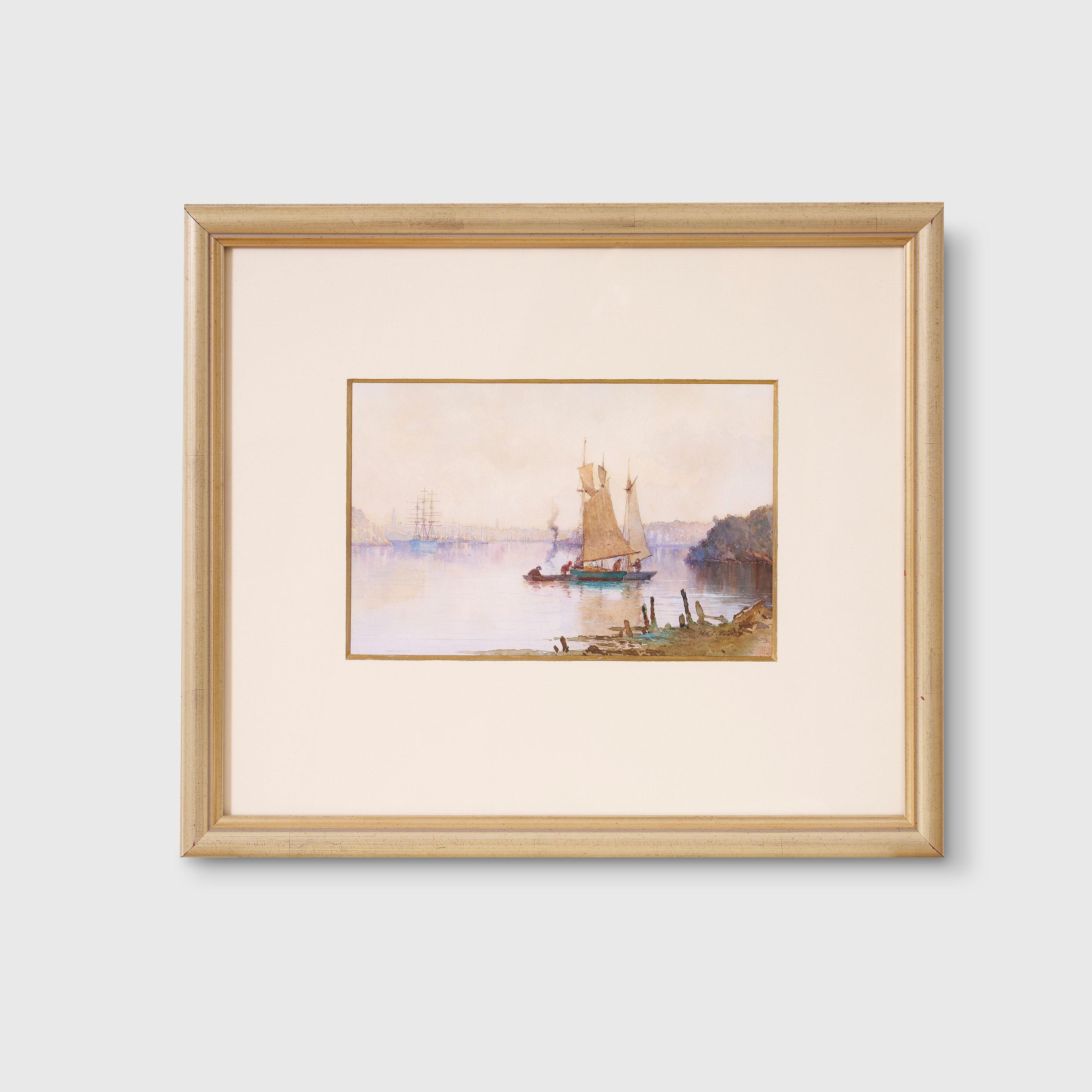 William Charles Piguenit - Woolloomooloo Bay, New South Wales