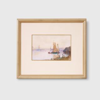 William Charles Piguenit - Woolloomooloo Bay, New South Wales