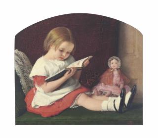 William Charles Thomas Dobson, R.A., R.W.S. - The Lesson