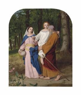 William Charles Thomas Dobson, R.A. - The Child Jesus going down with his parents to Nazareth (Luke ii)