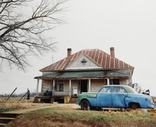 William Christenberry - House And Car, Near Ackron, Alabama