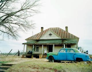 William Christenberry - House and Car, Near Akron, Alabama, 1981