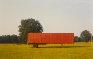 William Christenberry - Red Trailer, Livingston, Alabama