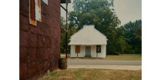 William Christenberry - Warehouse Wall and Store, Newbern, Alabama