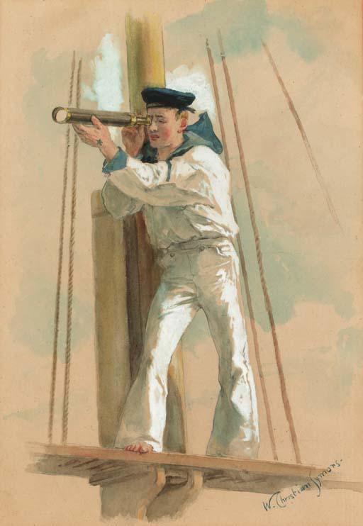 William Christian Symons - The Look out