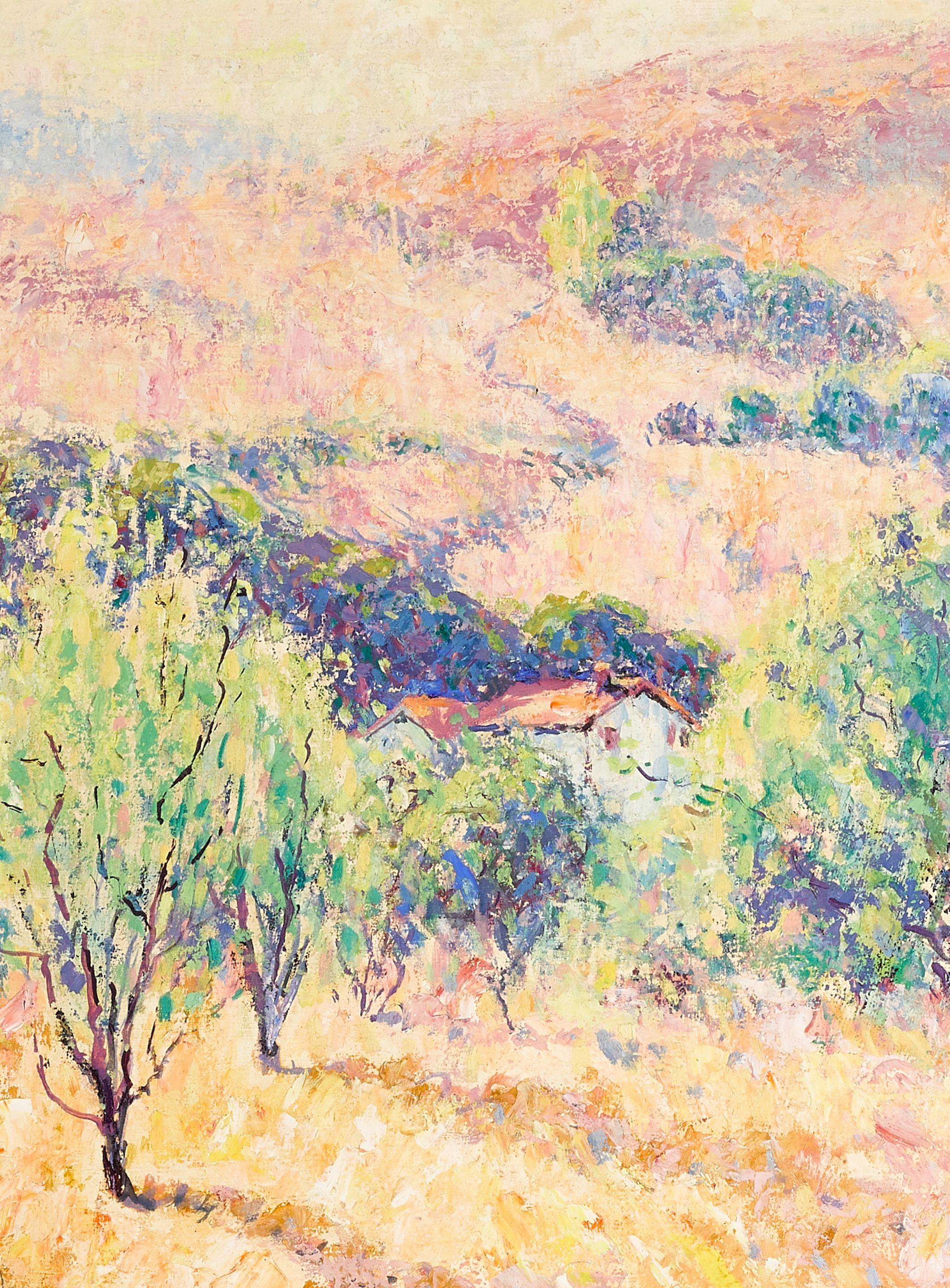 William Clapp - Farmhouse and orchard