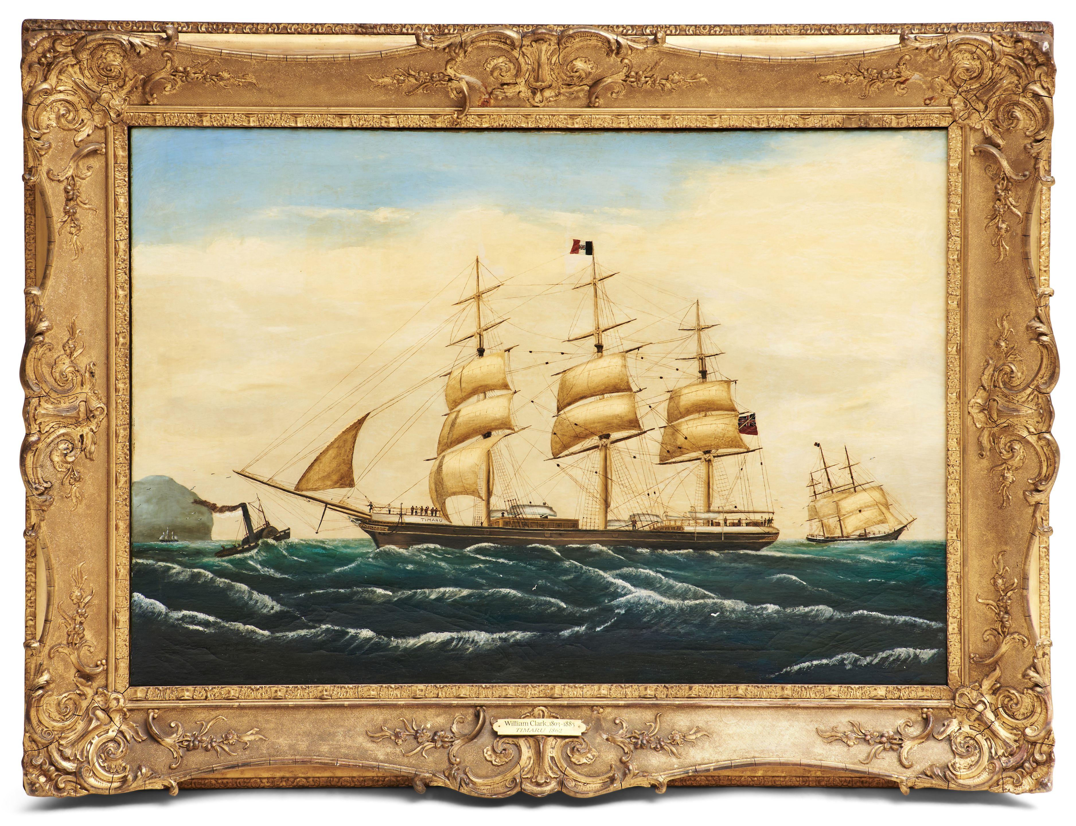 William Clark - The Sailing Ship Timaru, 1862