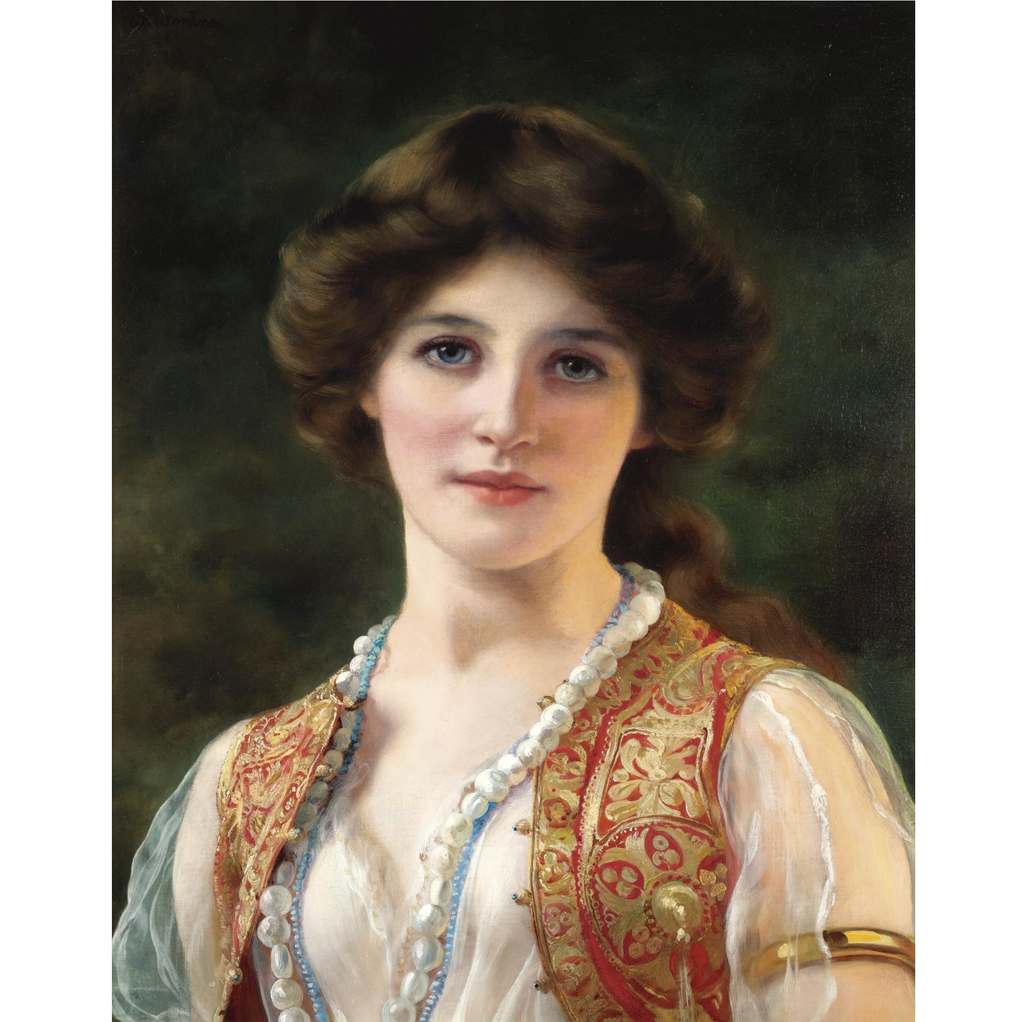 William Clarke Wontner - An Eastern Beauty