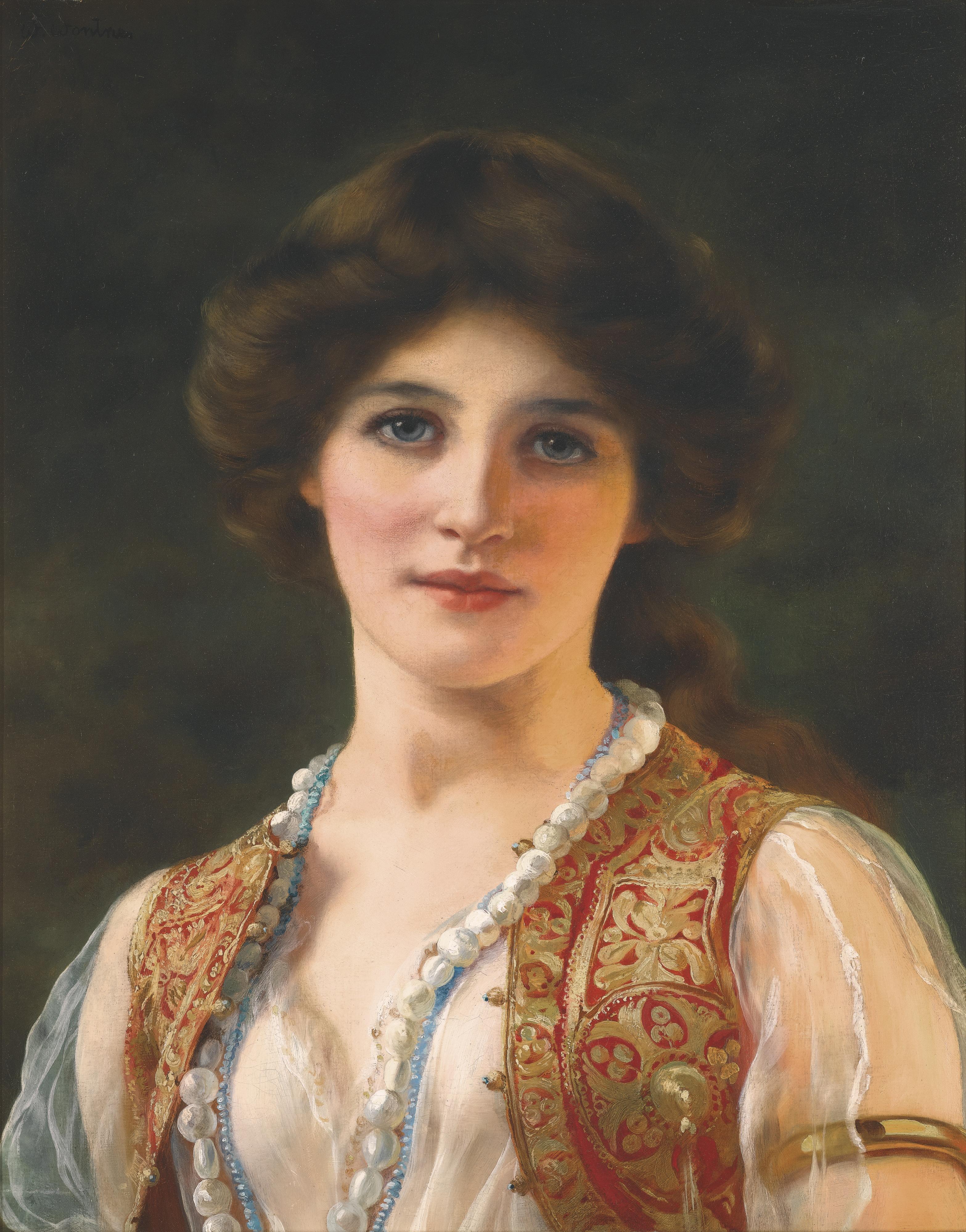 William Clarke Wontner - An Eastern Beauty