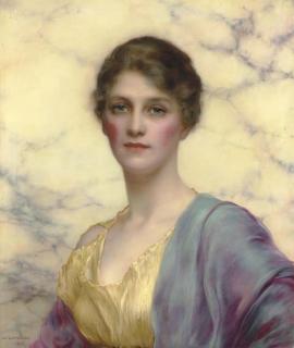 William Clarke Wontner - Portrait of a Beauty