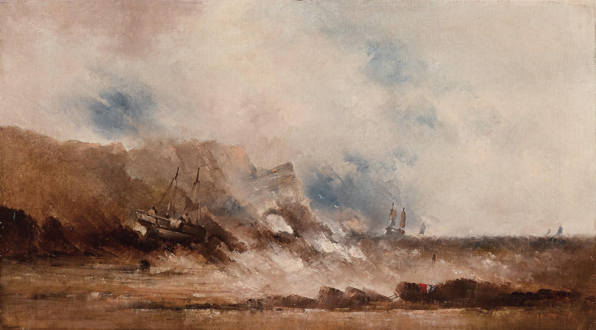 William Clarkson Stanfield, R.A. - Ships at Sea