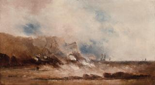 William Clarkson Stanfield, R.A. - Ships at Sea