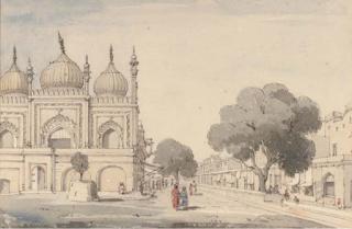 William Clerihew - Rushman ud-Dowlah Mosque in which Nadir Shah sat during the massacre