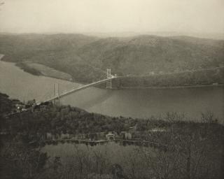 William Clift - Night Lights, Bear Mountain Bridge, 1985
