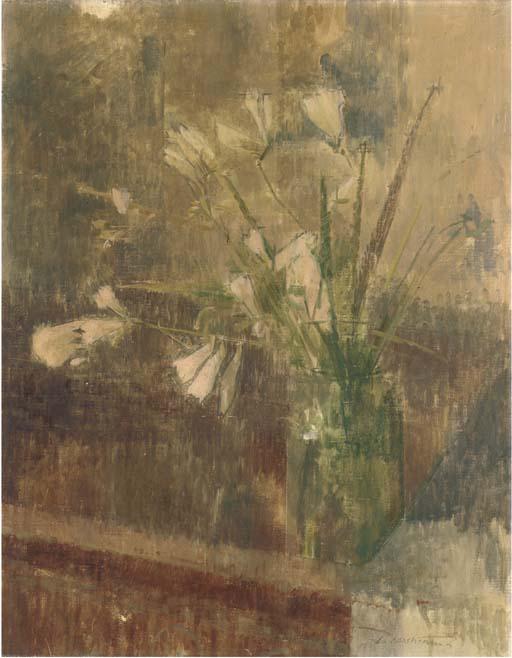 William Coldstream - Flowers in a vase
