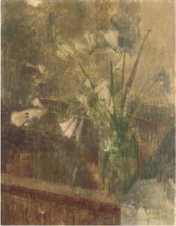 William Coldstream - Flowers in a vase