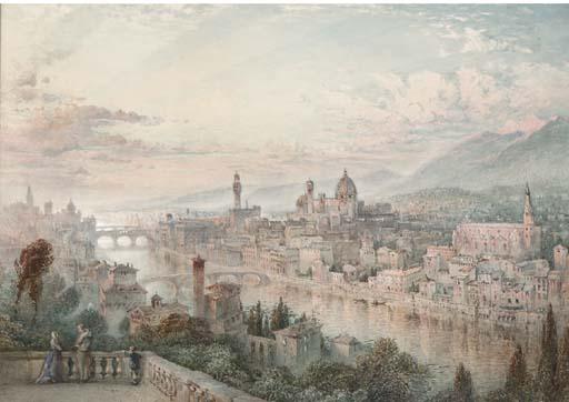 William Collingwood Smith, R.W.S. - Florence from Piazzale Michelangelo