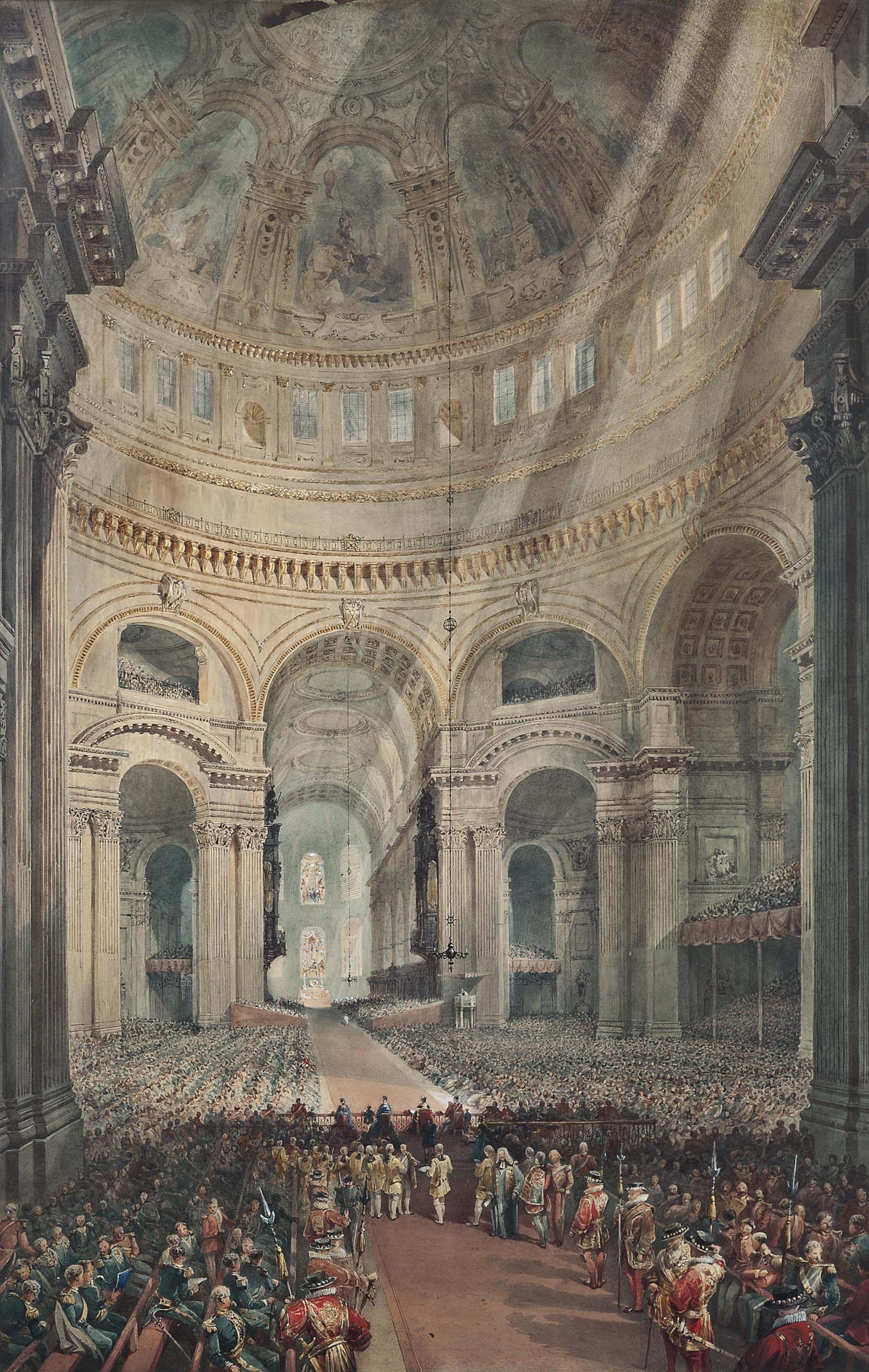 William Collingwood Smith, R.W.S. - Thanksgiving Day, St Paul\'s Cathedral, 27 February 1872