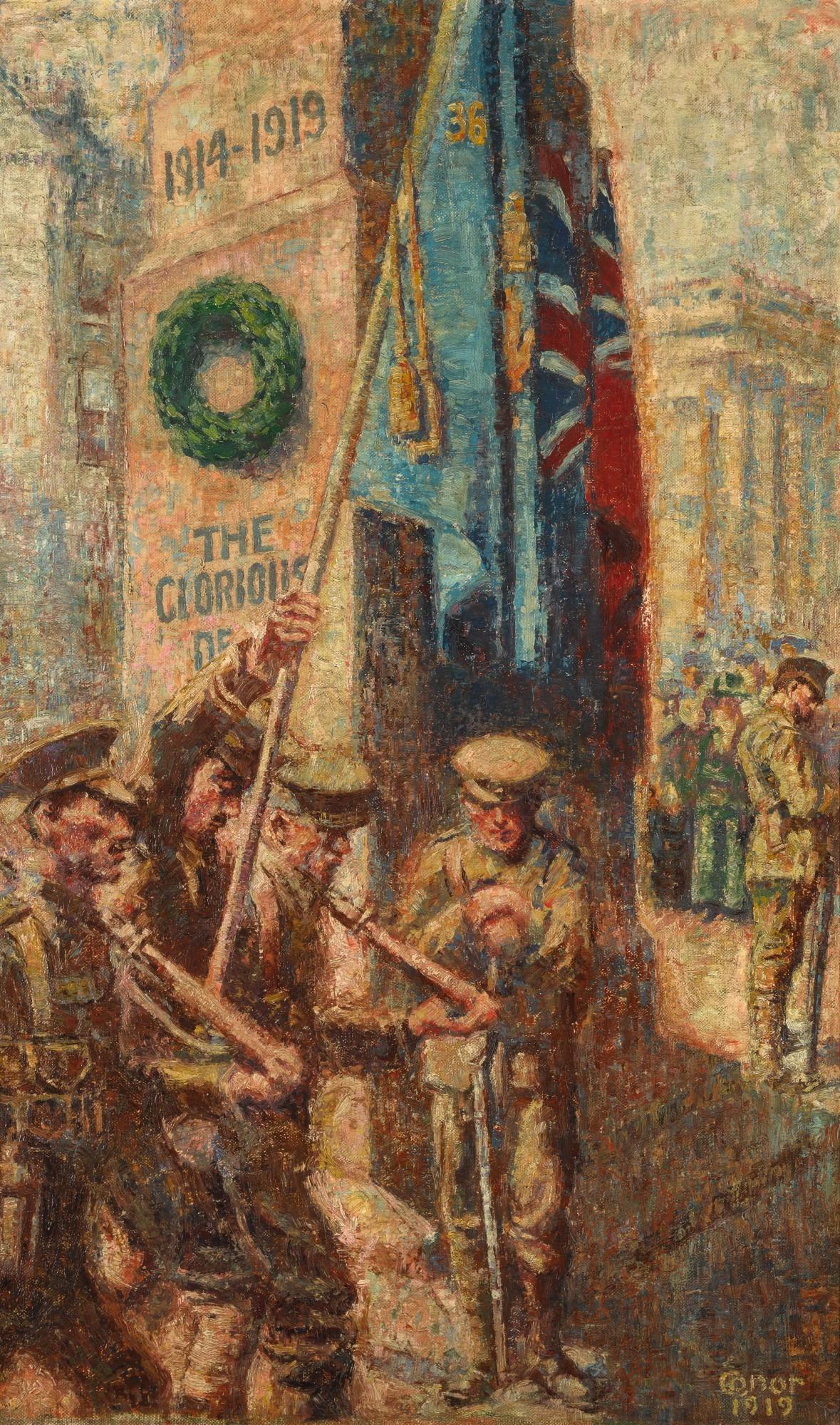William Conor, R.H.A., P.R.U.A. - The 36th (Ulster) Division at the Cenotaph