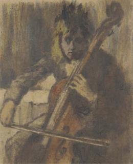 William Conor, R.H.A., P.R.U.A. - The Cellist