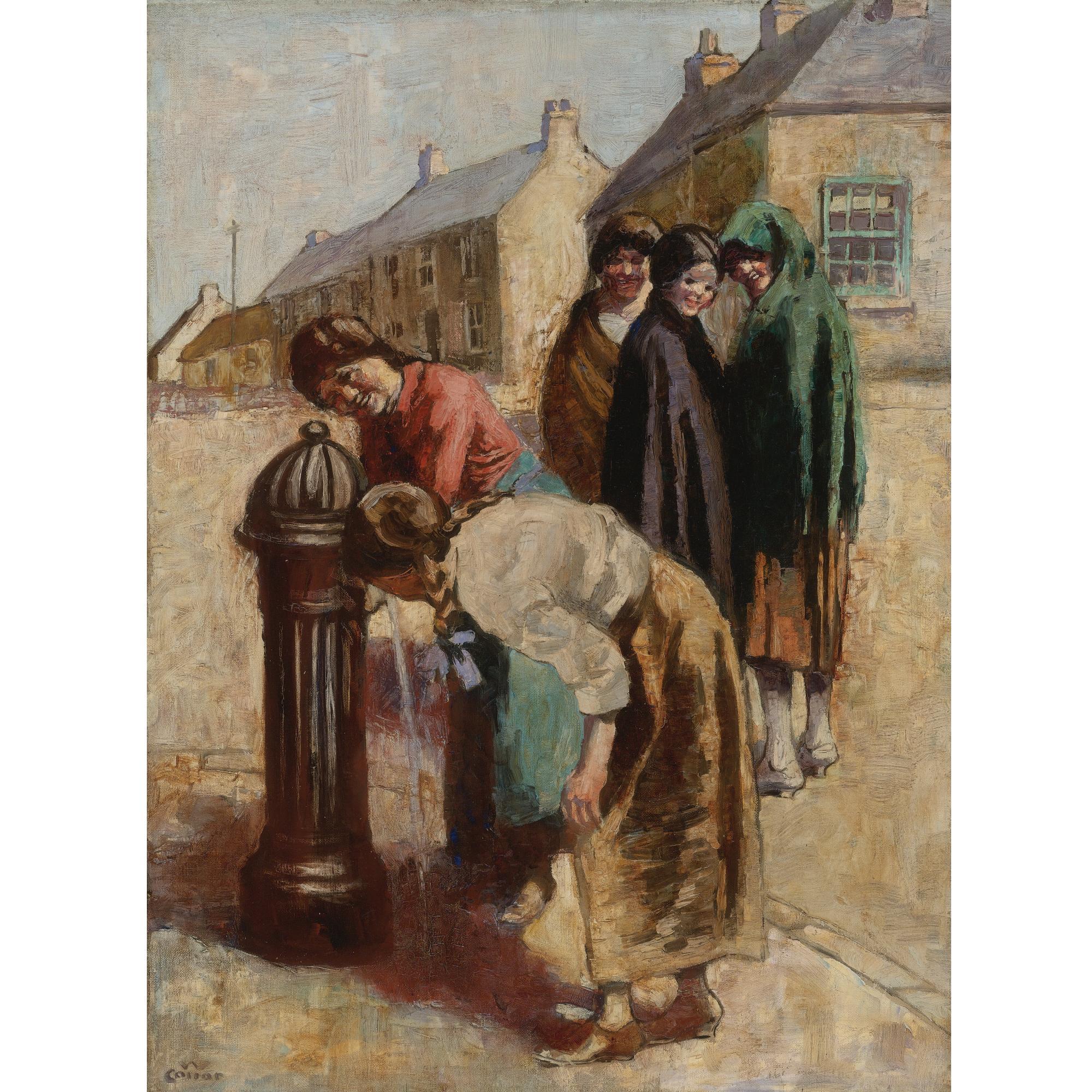 William Conor, R.H.A., R.U.A. - At The Pump