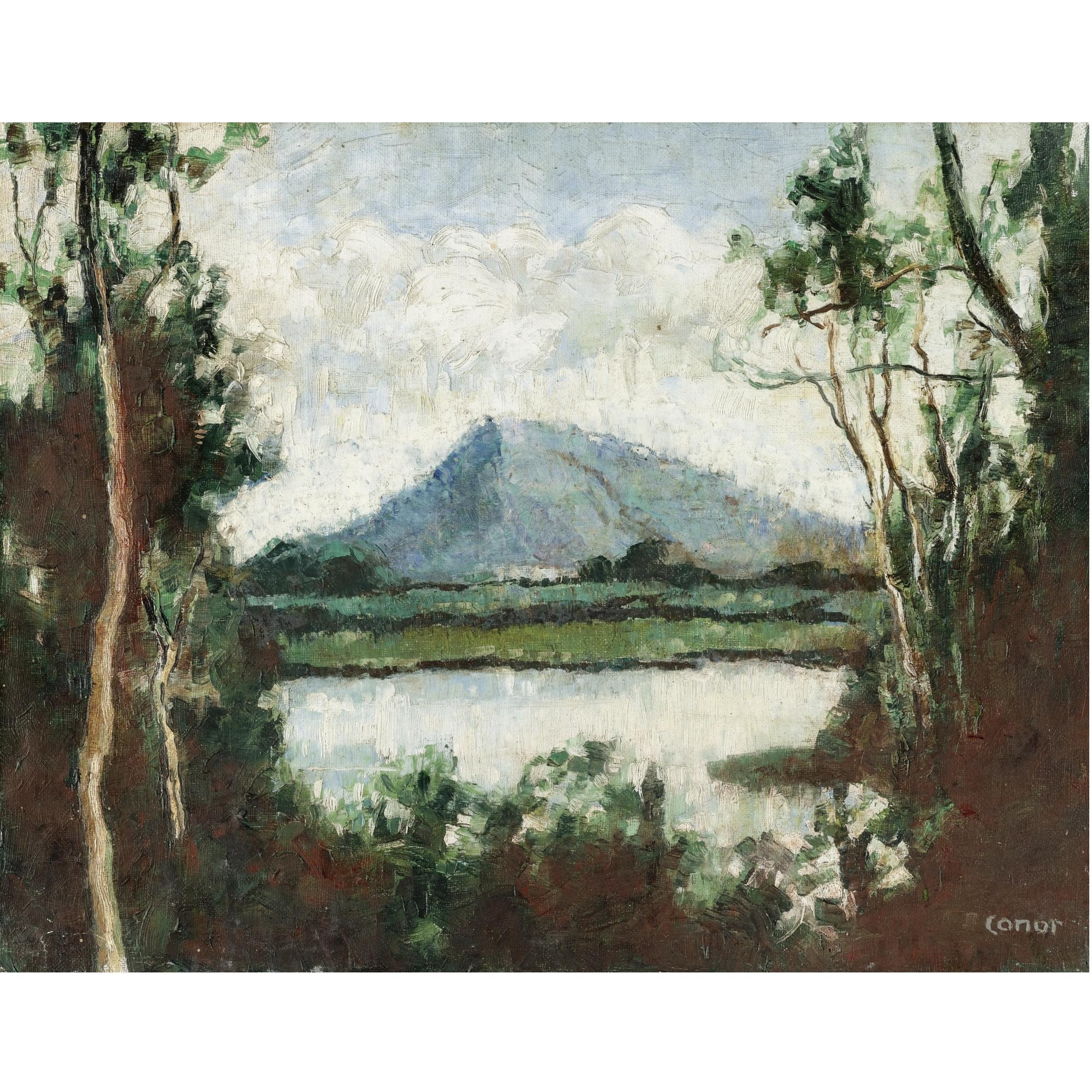 William Conor, R.H.A., R.U.A. - Lough Landscape