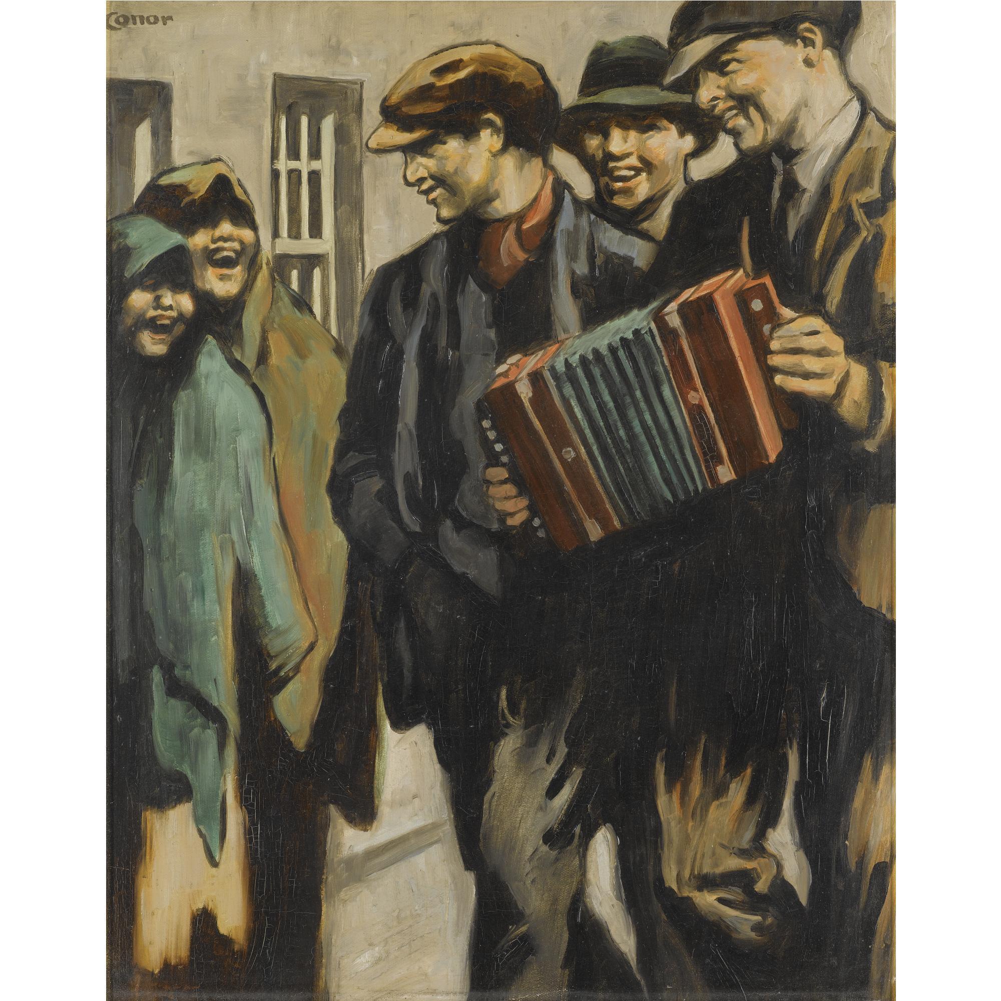 William Conor, R.H.A., R.U.A. - The Melodeon Player