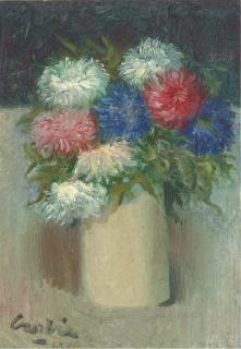 William Crosbie, R.S.A., R.G.I. - Asters