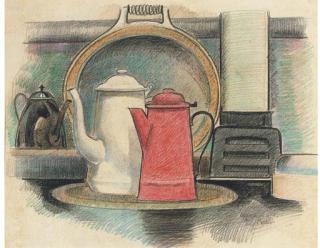 William Crosbie, R.S.A. - Coffee And Aga
