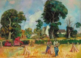 William Crosbie, R.S.A. - Suffolk landscape