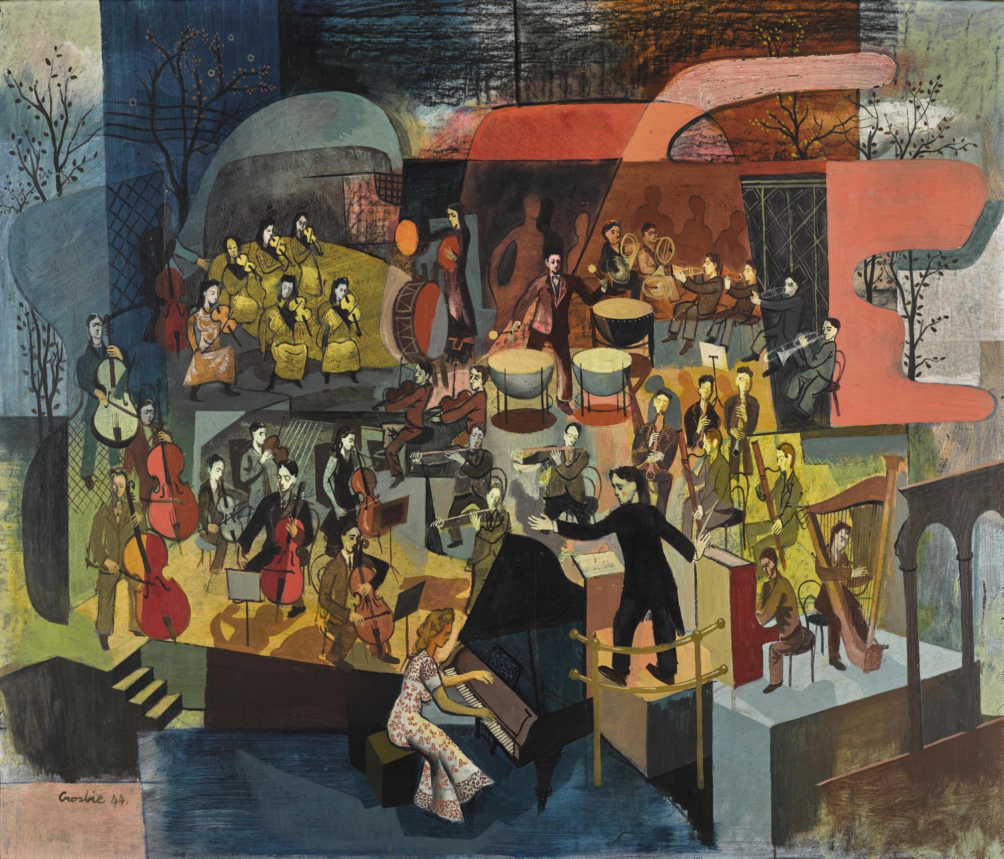 William Crosbie, R.S.A. - The Orchestra