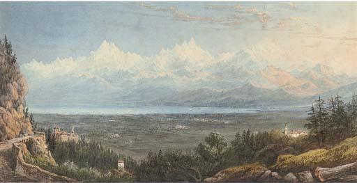 William Crouch - View of Mont Blanc