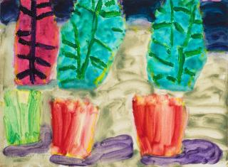 William Crozier H.R.H.A. - Untitled (Landscape) 28 x 37.5 cm. (11 x 14 3/4 in.)