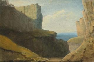 William Daniell, R.A. - Cheddar Gorge